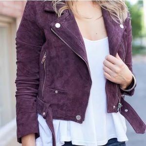 BlankNYC Suede Moto Jacket size small
